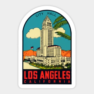 1960s Los Angeles City Hall Sticker